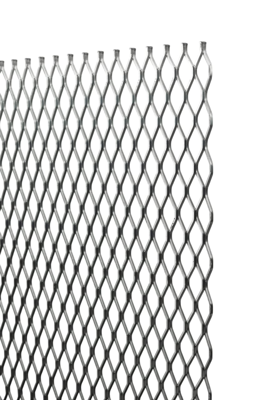 Chapa Expandida de Fierro Negro de 40x100mm. - 6,3mm. esp. - 2x1m. - Brasileña